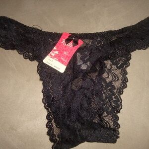 1 BLACK & 1 ROYAL BLUE KALI SEXY PANTIES SIZE LARGE